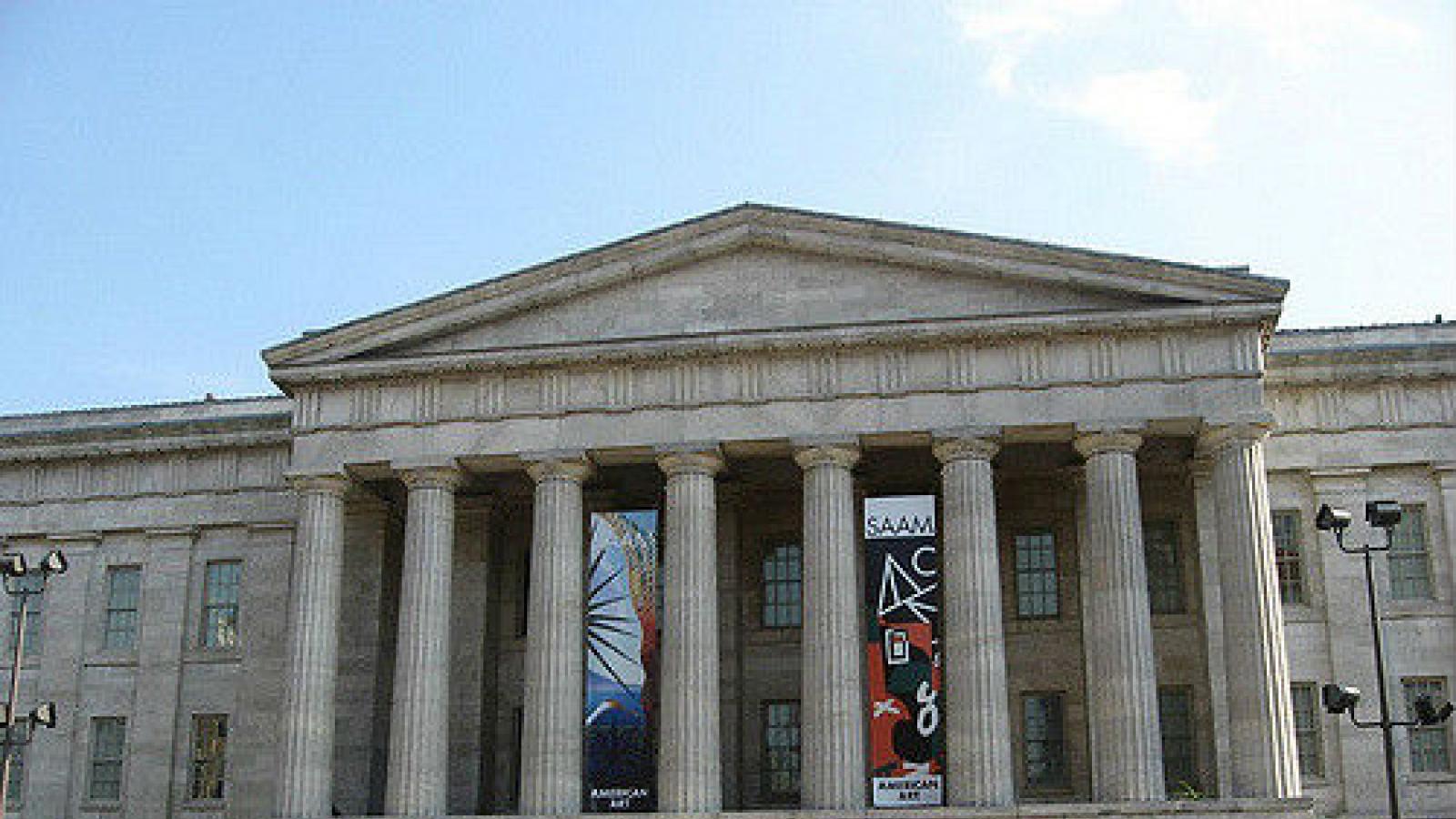 National Portrait Gallery White stone building with columns