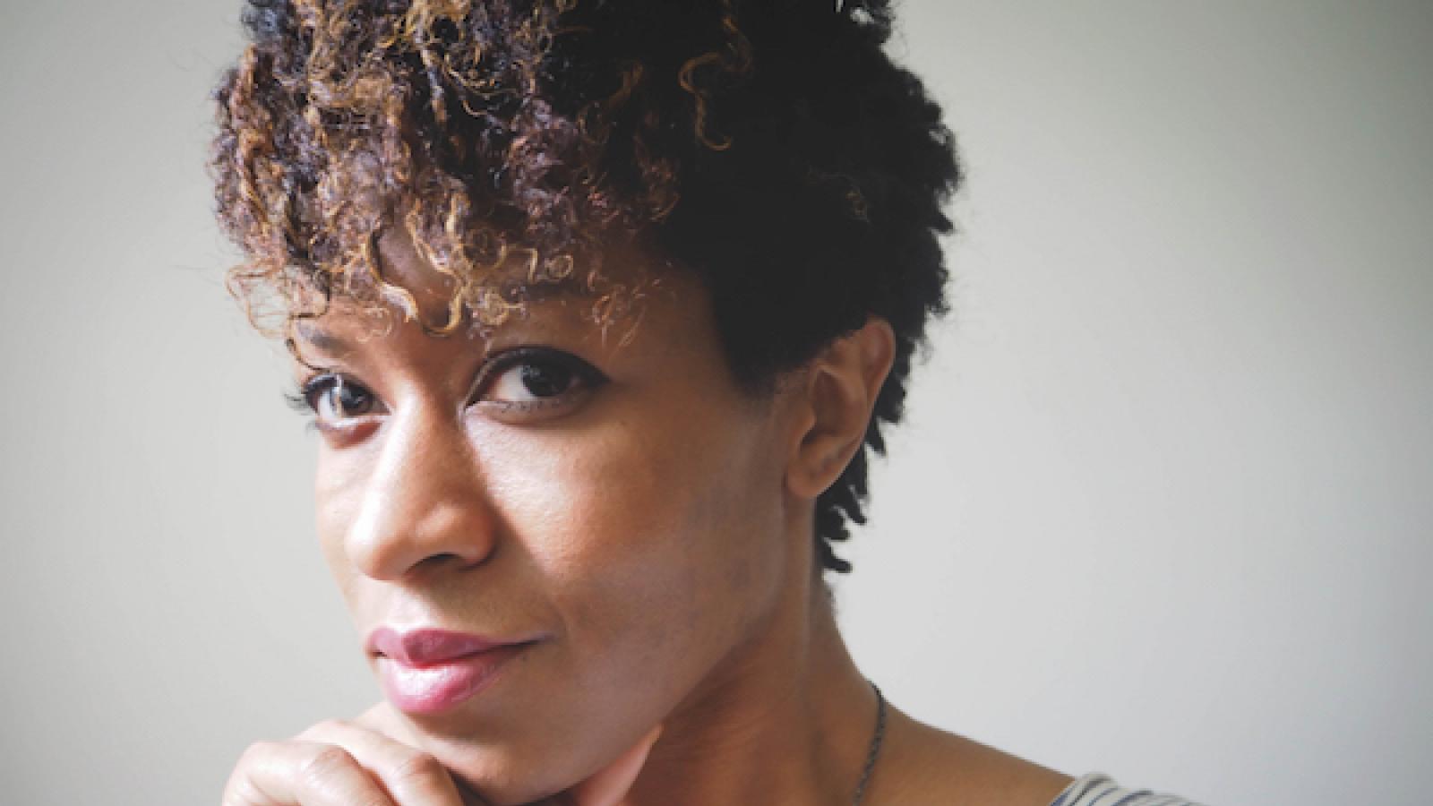 head shot of an African-American woman with short curly hair