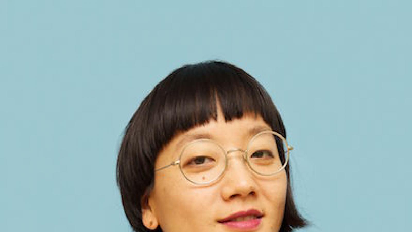 headshot of the artist Christine Sun Kim