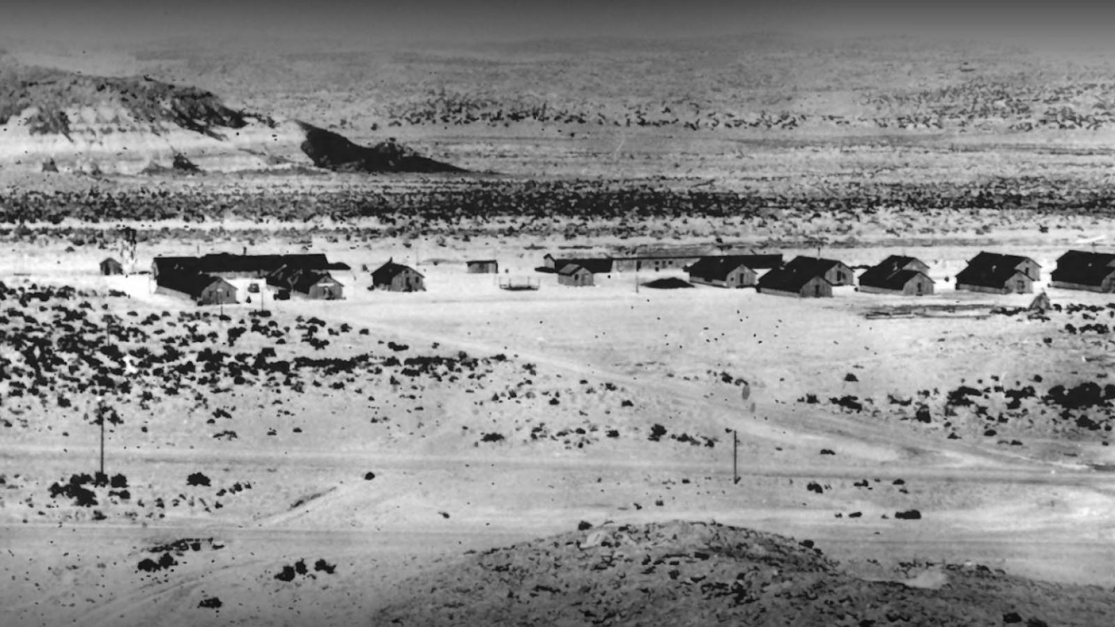 Landscape shot of former Japanese American internment camp in Utah. 