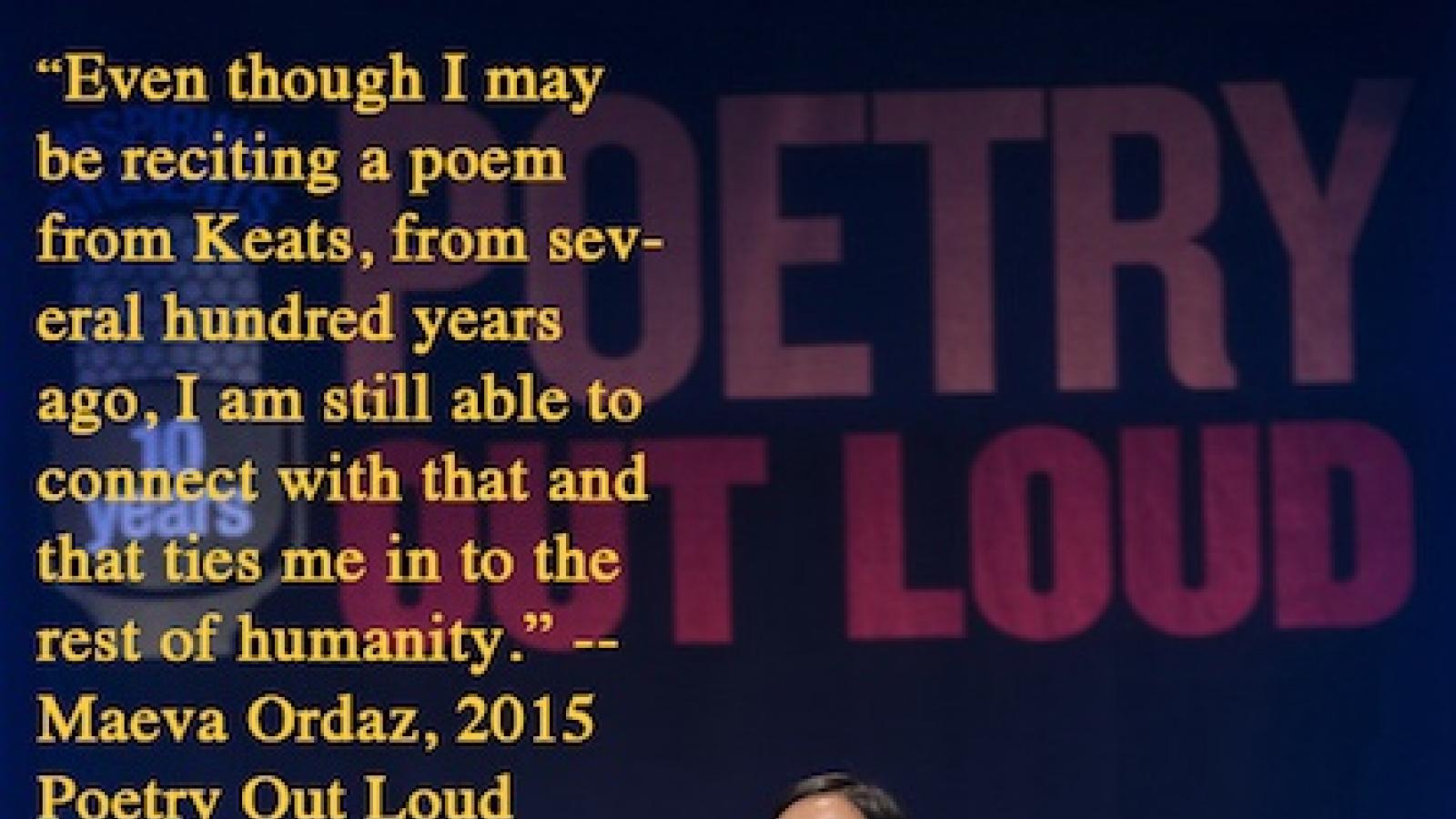How Do You Get To Poetry Out Loud? | National Endowment For The Arts