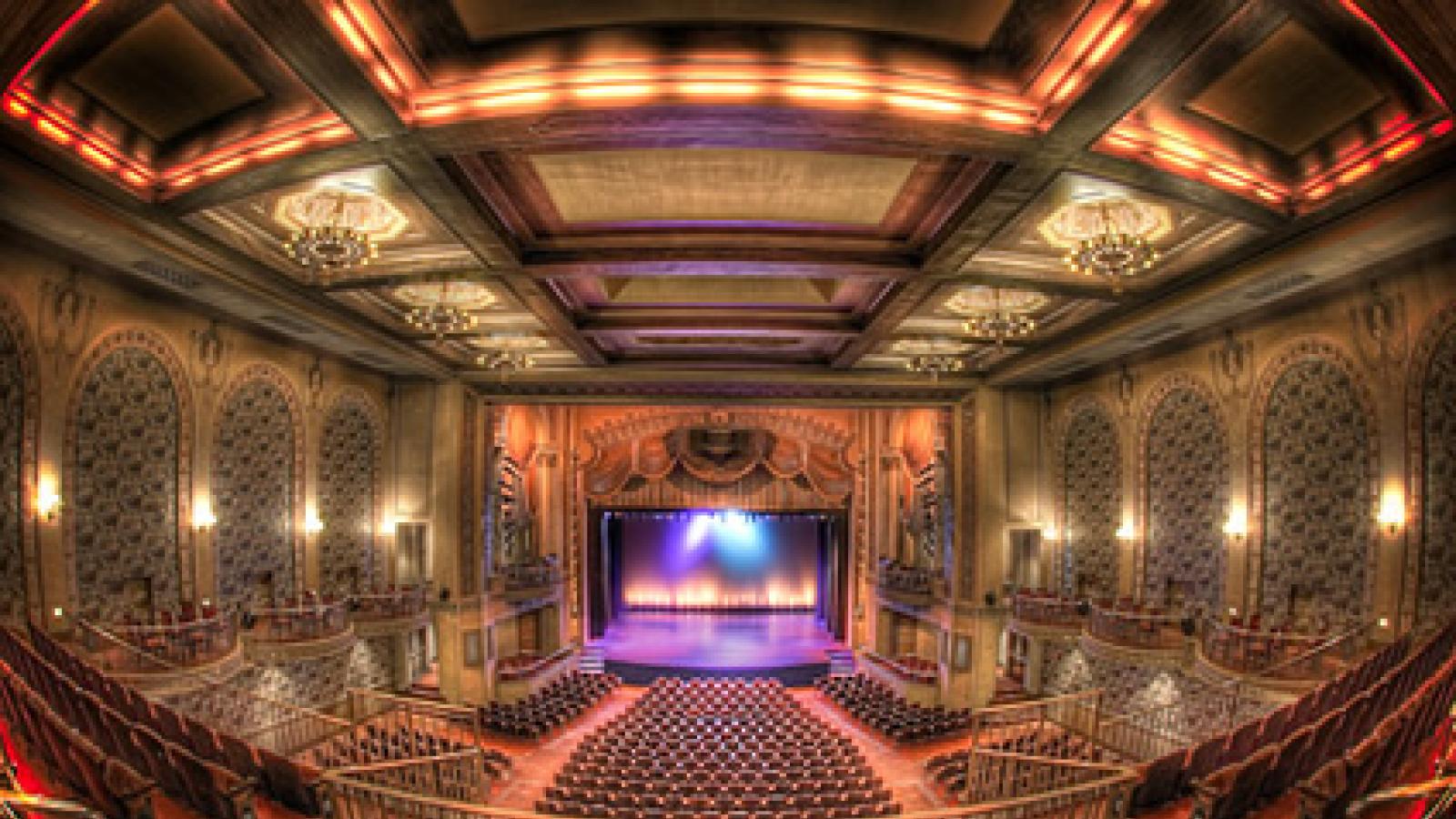 Interior of the Lincoln Theater in the heart of DC's U Street district. Photo courtesy of Lincoln Theatre