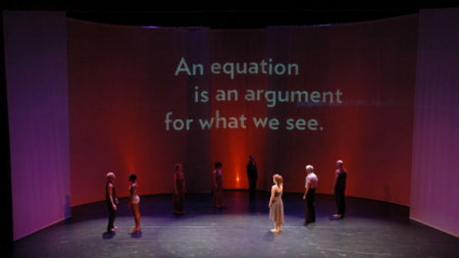 Liz Lerman Dance Exchange in "The Matter of Origins. "Photo credit John Borstel