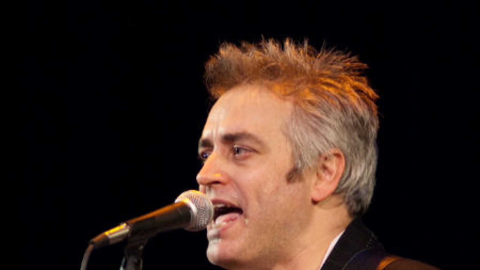 Wesley Stace performing at the Words and Music Festival (WAMFest), held at Fairleigh Dickinson University. Photo by Scott Giglio