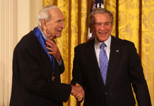The 2007 National Medal of Arts was awarded to arts patron Henry Z. Steinway and presented by President Bush on November 15, 2007 in an East Room ceremony.