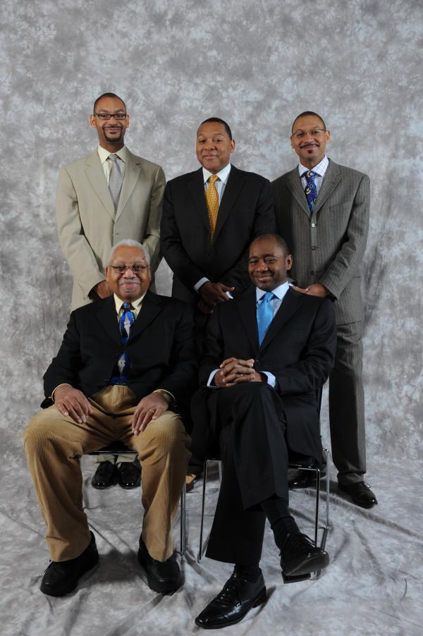 Group portrait of Marsalis Family