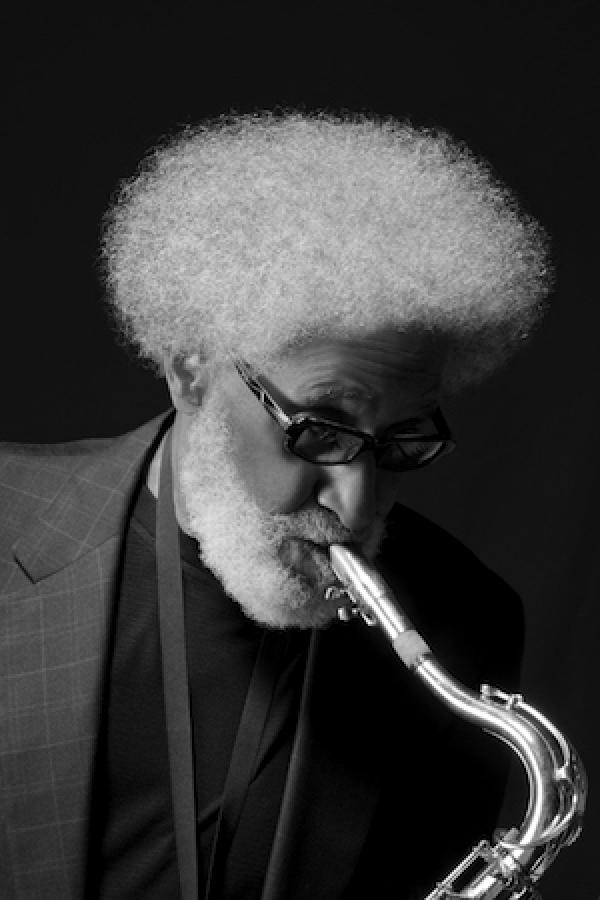 Man playing saxophone.