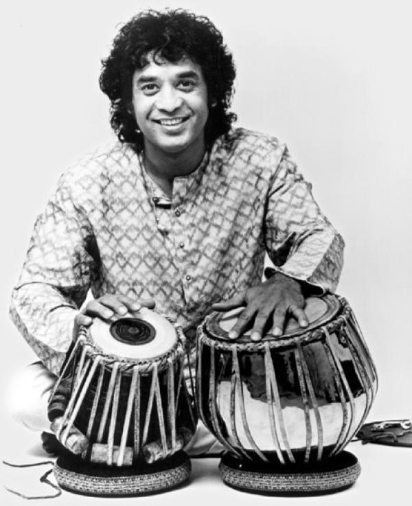 A man playing drums.
