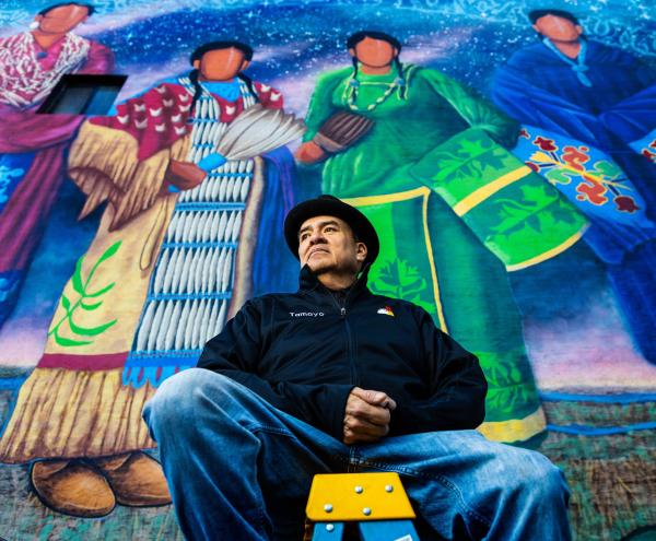 Steve Tamayo Ancestral Voices Mural South Omaha Nebraska Photo