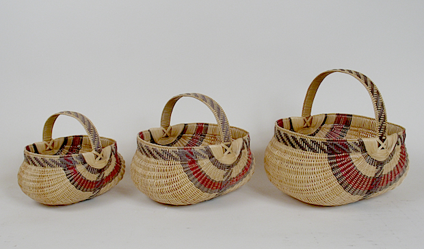 Woven wicker basket.
