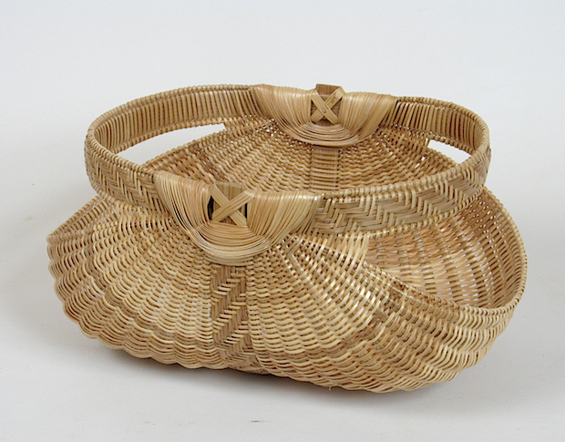 Woven wicker basket.
